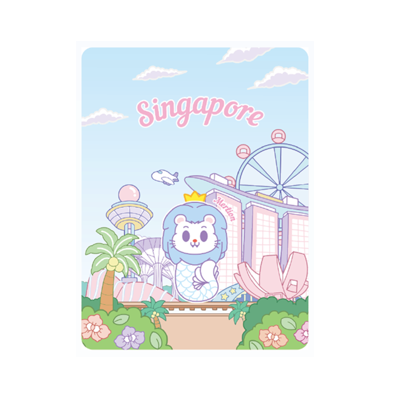 Sinnkawa Hello Merlion Postcard