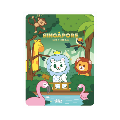 Sinnkawa Hello Merlion Postcard
