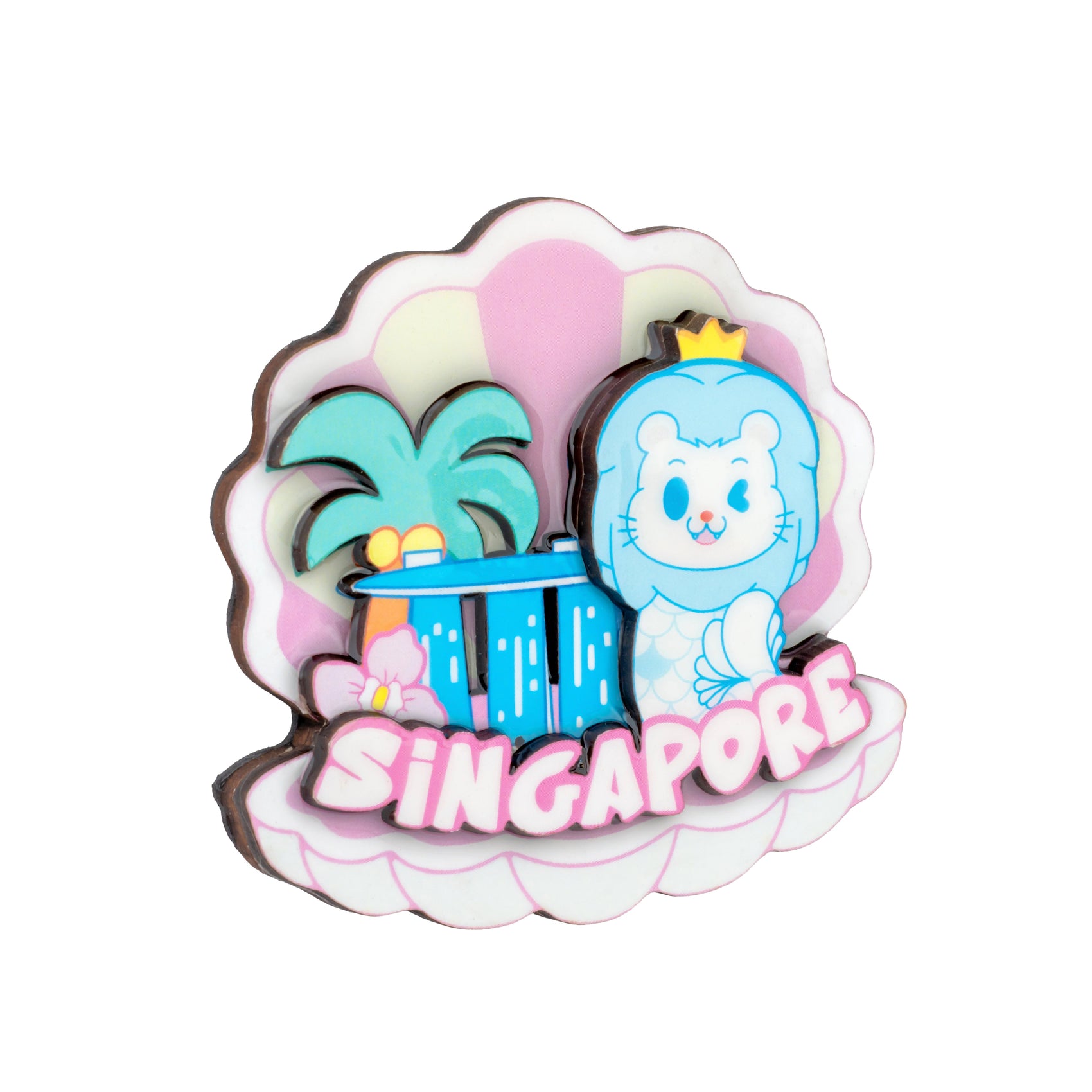 Sinnkawa Layered Wood Magnet