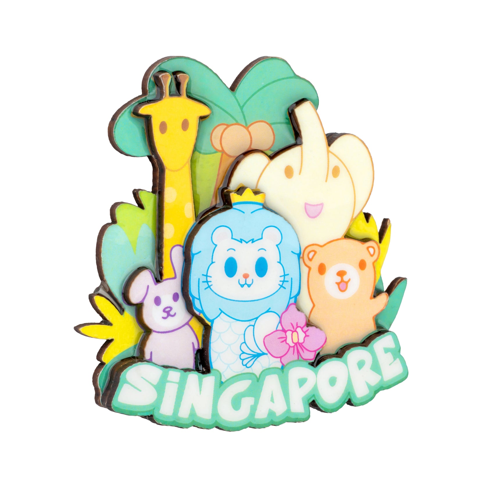 Sinnkawa Layered Wood Magnet