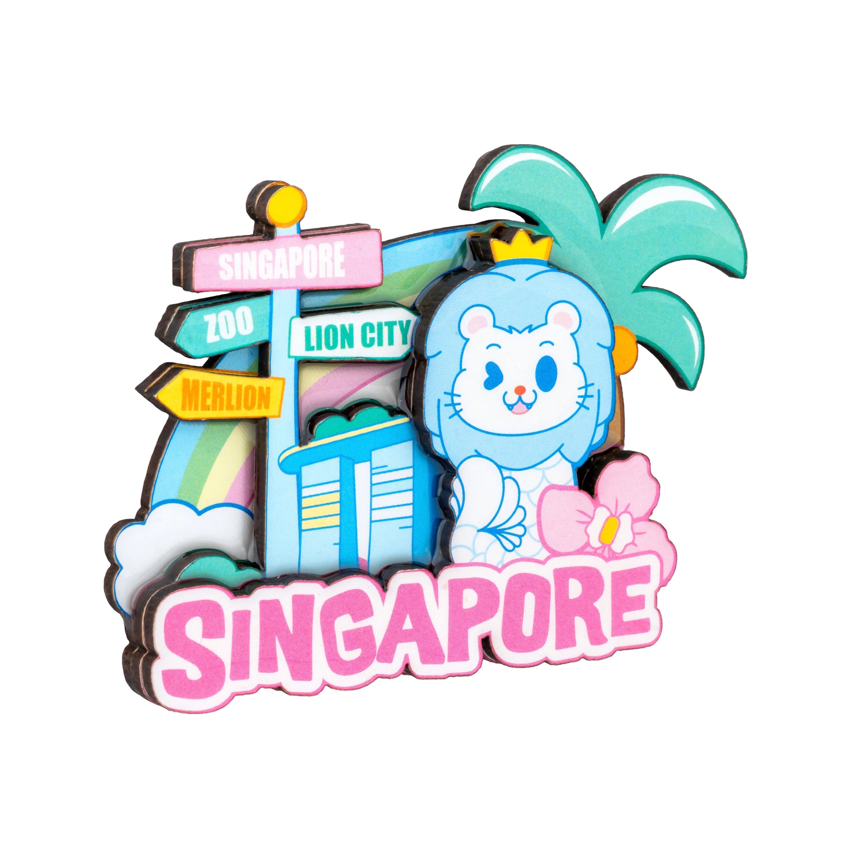 Sinnkawa Layered Wood Magnet