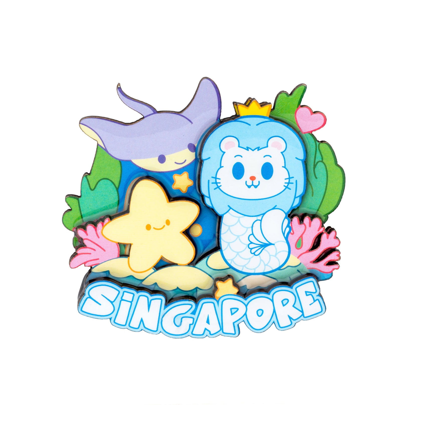 Sinnkawa Layered Wood Magnet