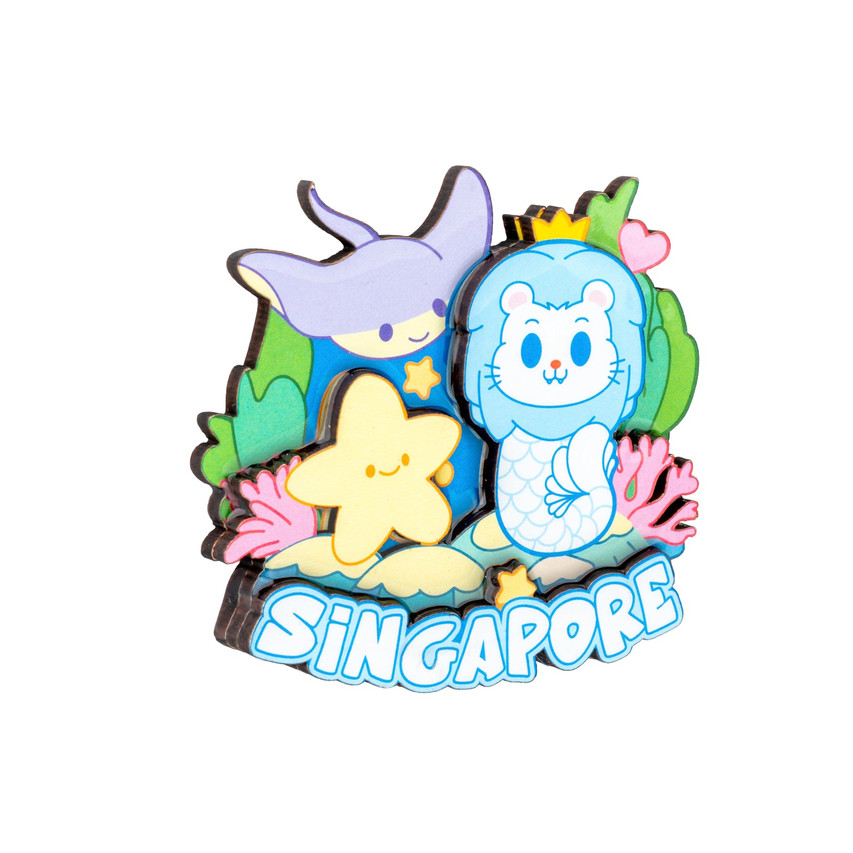 Sinnkawa Layered Wood Magnet