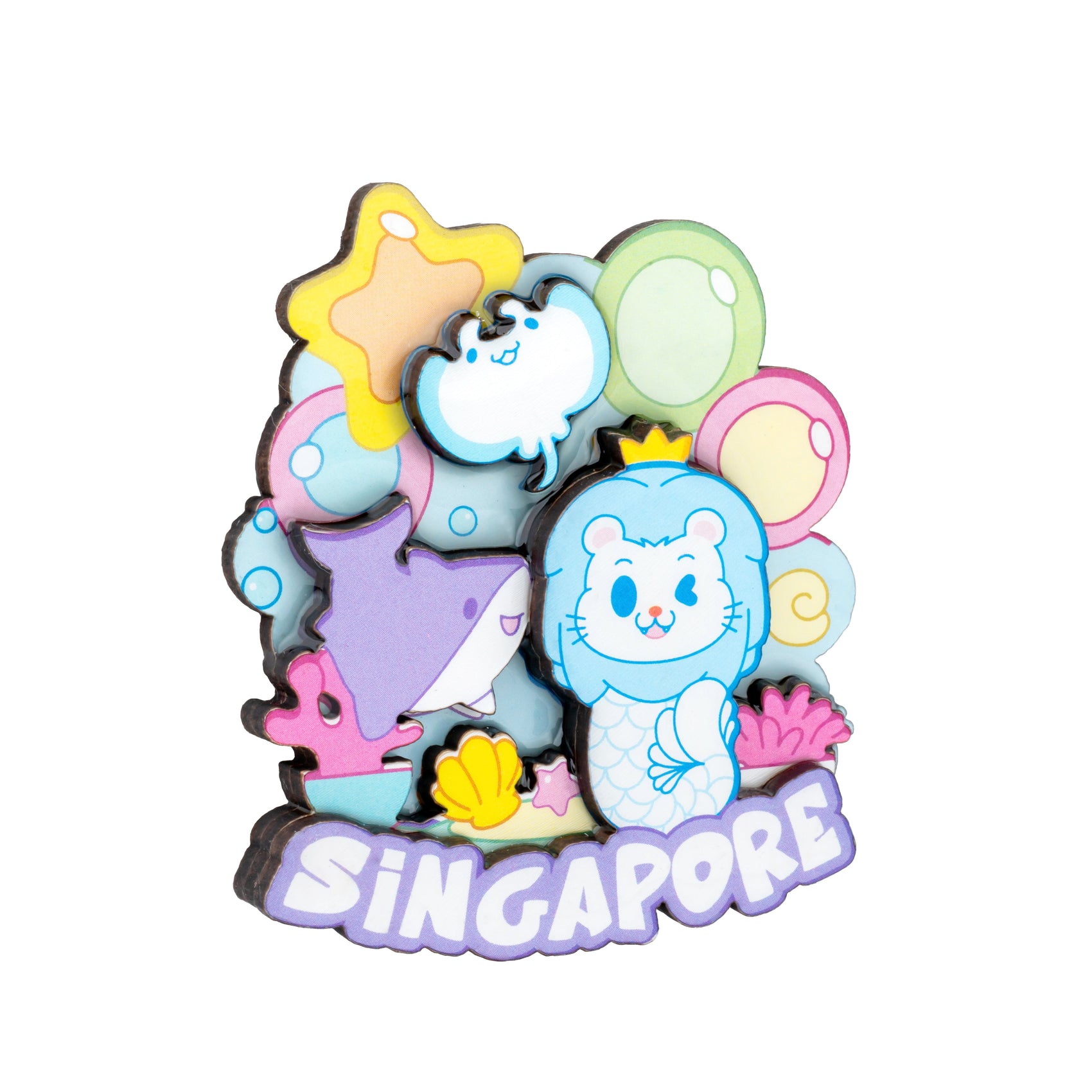 Sinnkawa Layered Wood Magnet