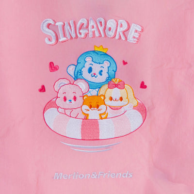 Sinnkawa Hello Merlion Embroidered Tote