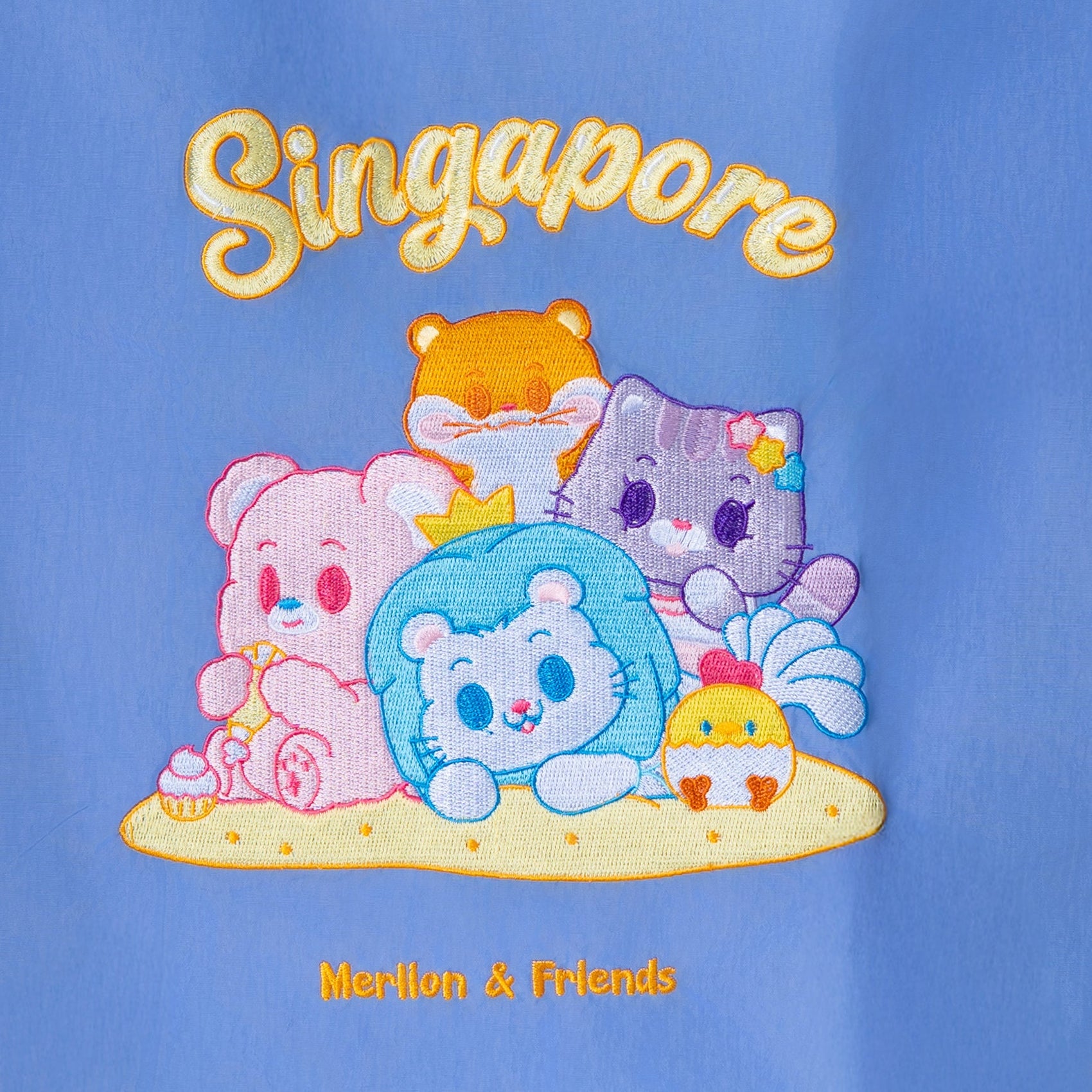 Sinnkawa Hello Merlion Embroidered Tote