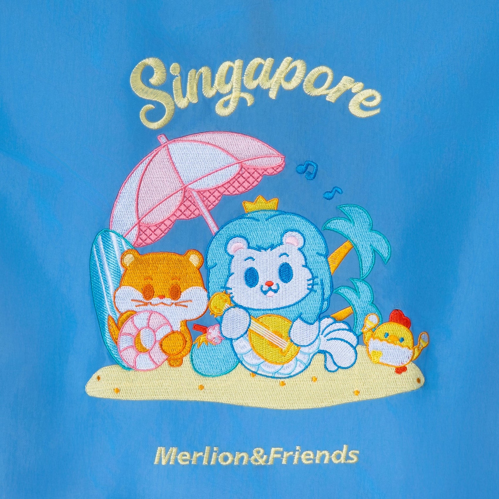 Sinnkawa Hello Merlion Embroidered Tote