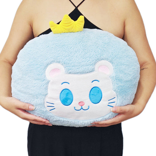 Sinnkawa Blue Plush Cushion