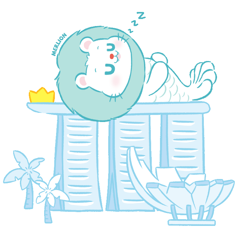 Shhh… Merlion is napping